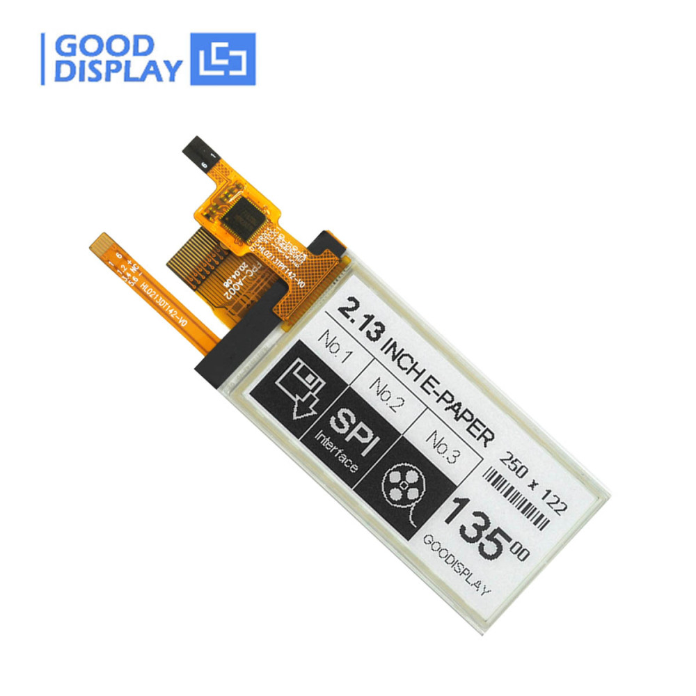 GooDisplay 2.13" Touchscreen and Front-light E-Paper HAT Capacitive Touch E-Ink Module