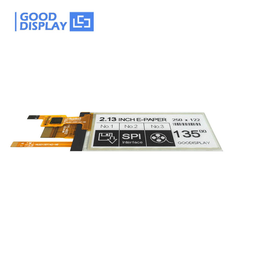 GooDisplay 2.13" Touchscreen and Front-light E-Paper HAT Capacitive Touch E-Ink Module