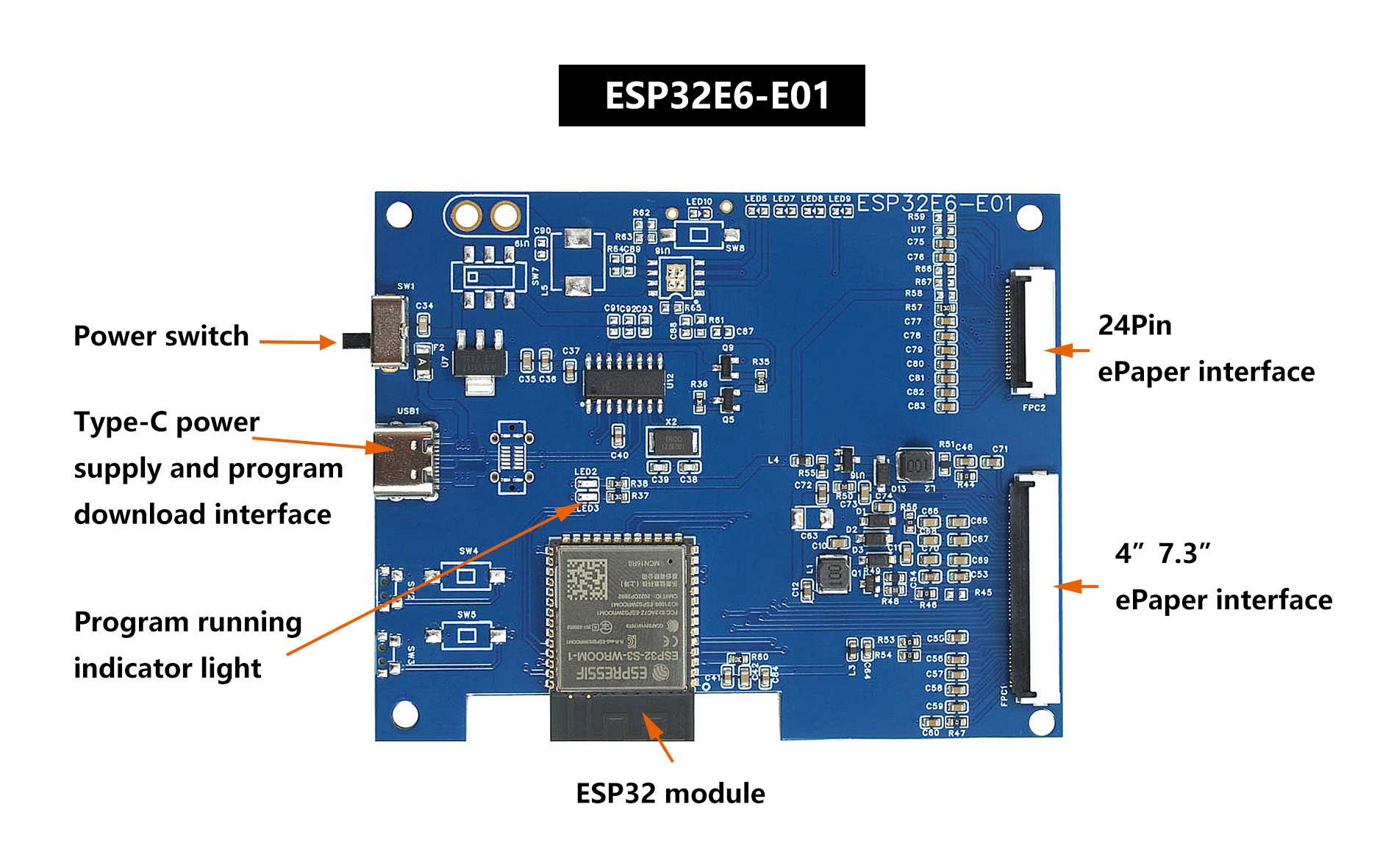ESP32E6-E01 Development Board