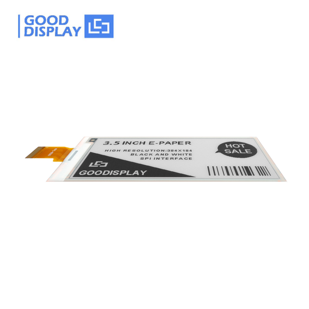 3.5" E-Paper 384x184 Pixels 0.3s Fastest Refresh E-Ink Displays Electronic Paper Display