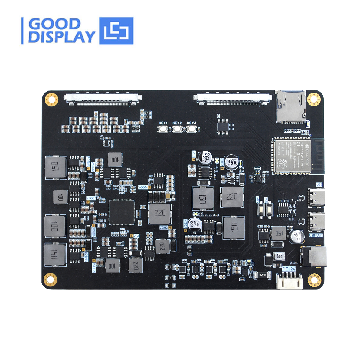 E-Ink Displays Development Kit WiFi / Bluetooth E-Paper Driver Board ...
