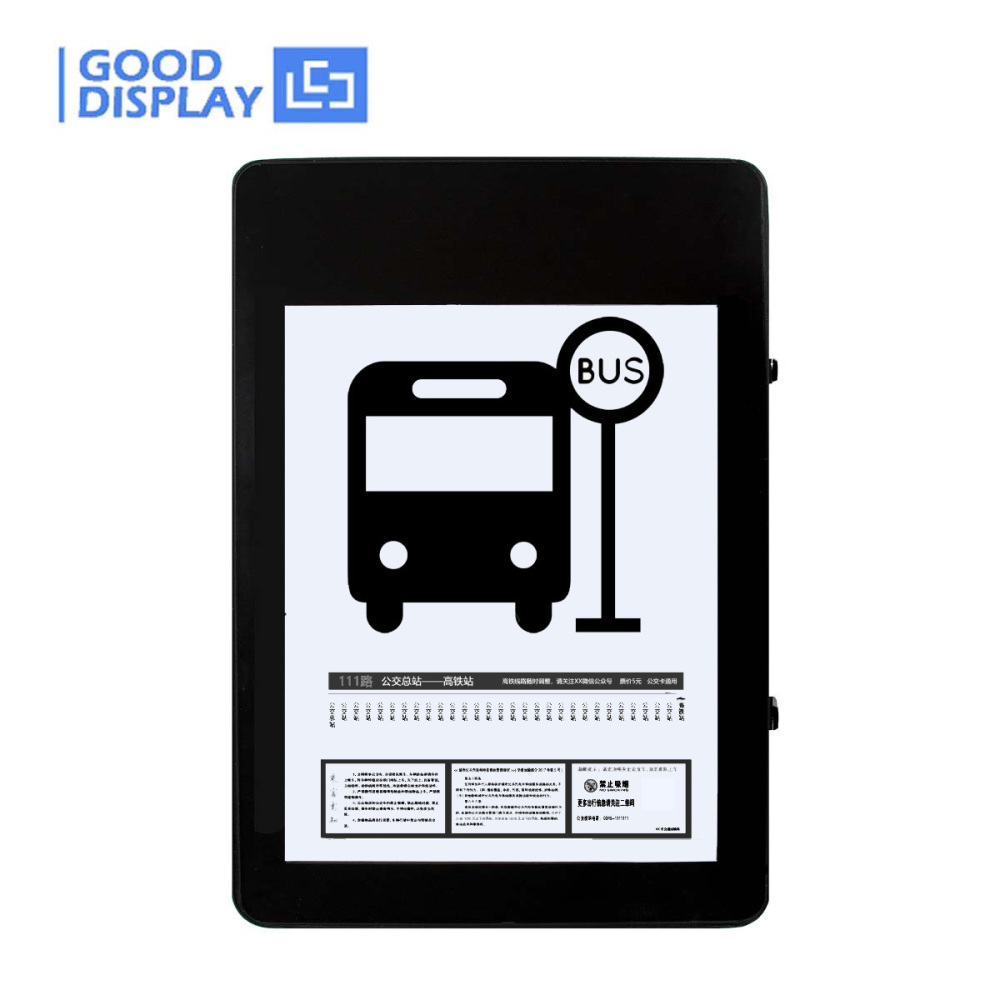 13.3'' E Ink Real-Time Bus Arrival Display High-Resolution RTPI Electronic Sign
