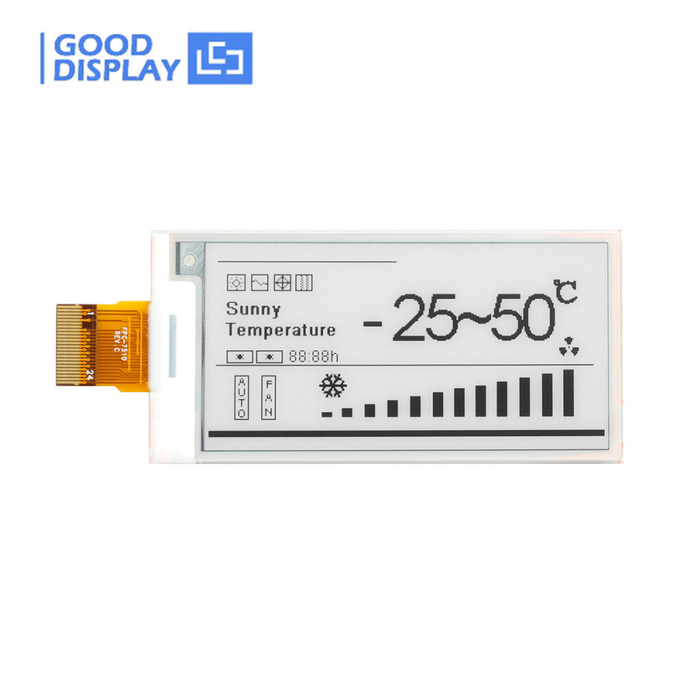 Industrial-Grade 2.66" E Ink Display | Wide Temperature Range (-25℃ to 50℃) | High-Performance EPD Solution