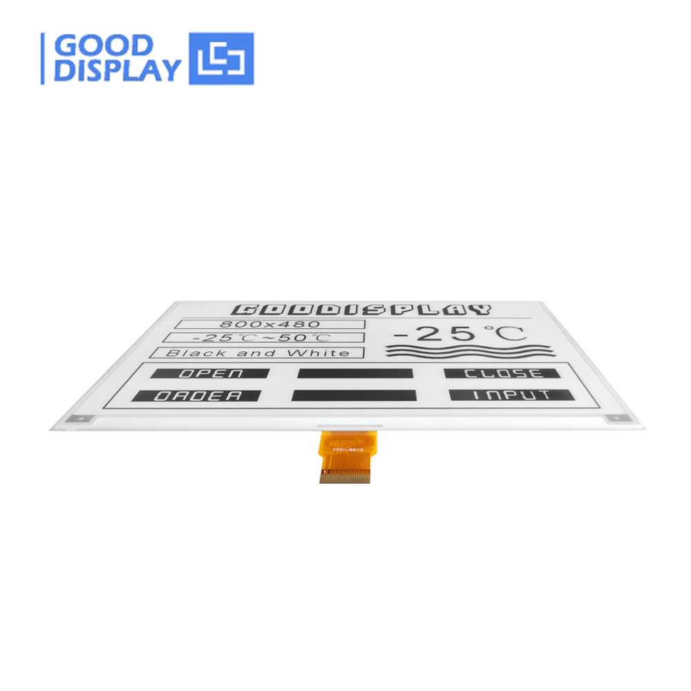 -25°C Cold-Resistant E Ink Display | 7.5-Inch HD 800x480 | Cold Storage Digital Label Screen