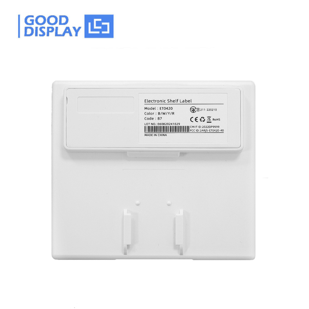 4.2" ESL E Ink Tag - Smart Retail Automation | Energy-Efficient E-Paper Display | Wholesale Label Solution