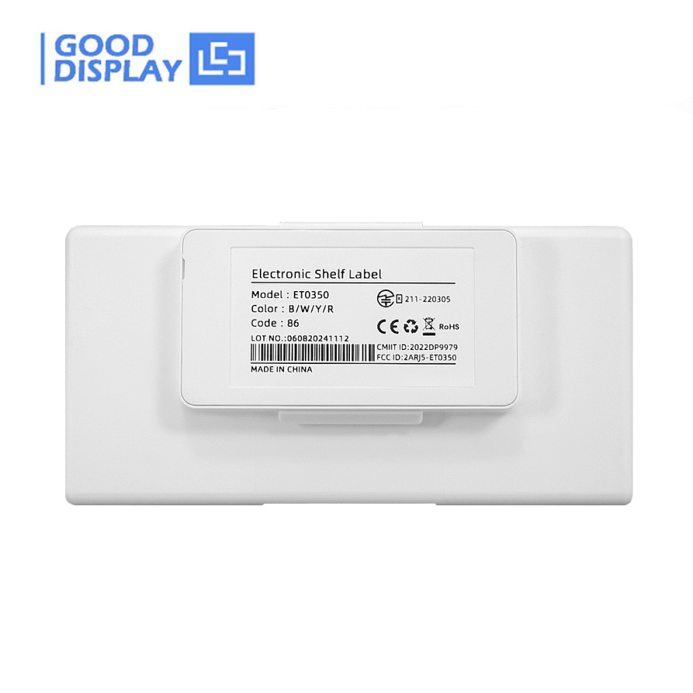 3.5" E Ink ESL Bluetooth 5.0 Wireless, Smart Retail Automation | Energy-Efficient E-Paper Digital Tag | Custom Displays