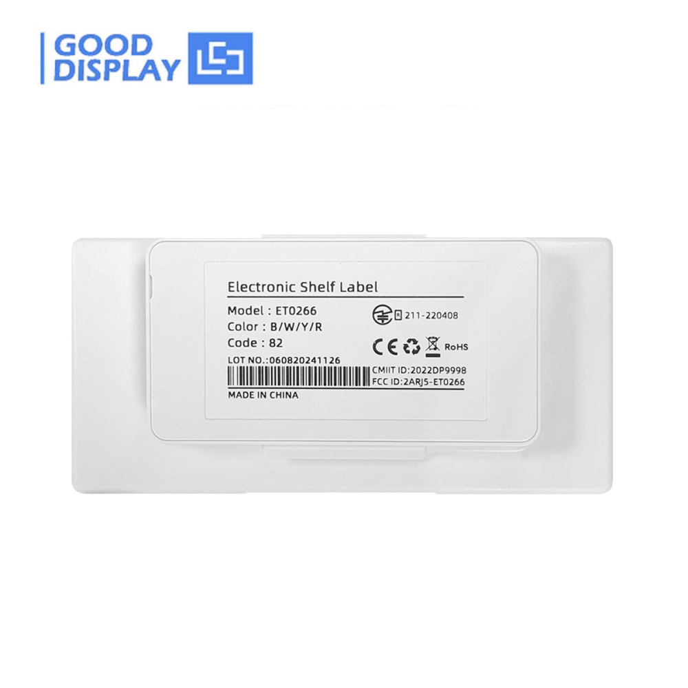 2.66-Inch Color E Ink Display ESL | Smart Retail Automation, Energy-Efficient E-Paper Tablet