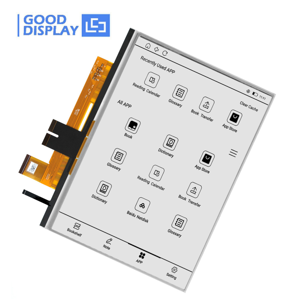 10.3" Front-Lit E Ink Display with Touchscreen Capability1404×1872 HD E-paper for eBook Readers