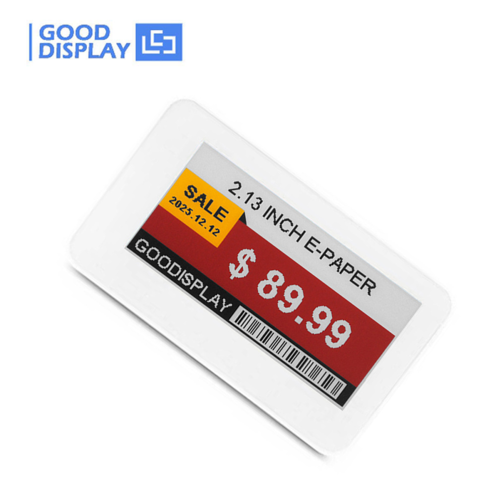 2.13 Inch Electronic Price Tag Card Color e-Paper Ink Screen No Need Battery Wireless Powered Data Transfer