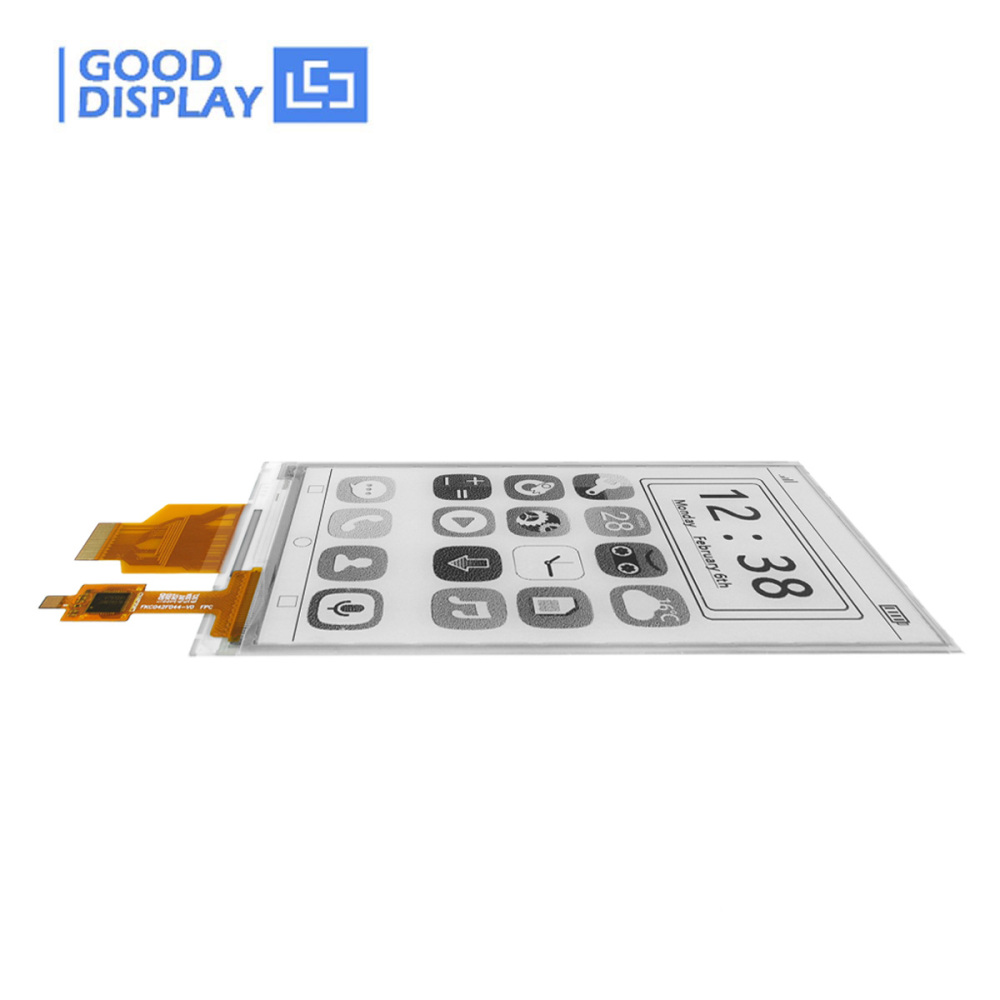 4.26" E Ink Capacitive Touch Screen High Res 219 PPI 4-Gray E-Paper Display