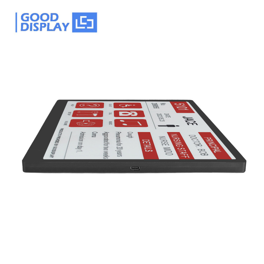 Large 13.3" Tri-Color E-Paper Display - Battery-Free, Eco-Friendly Digital Signage