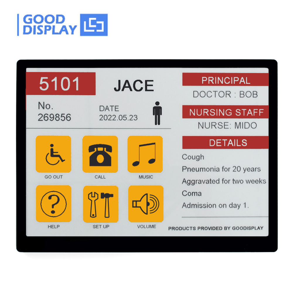 Remote Updates 13.3" Wifi Multi-Color E-Paper Digital Sign 960x680 EInk Digital Labels