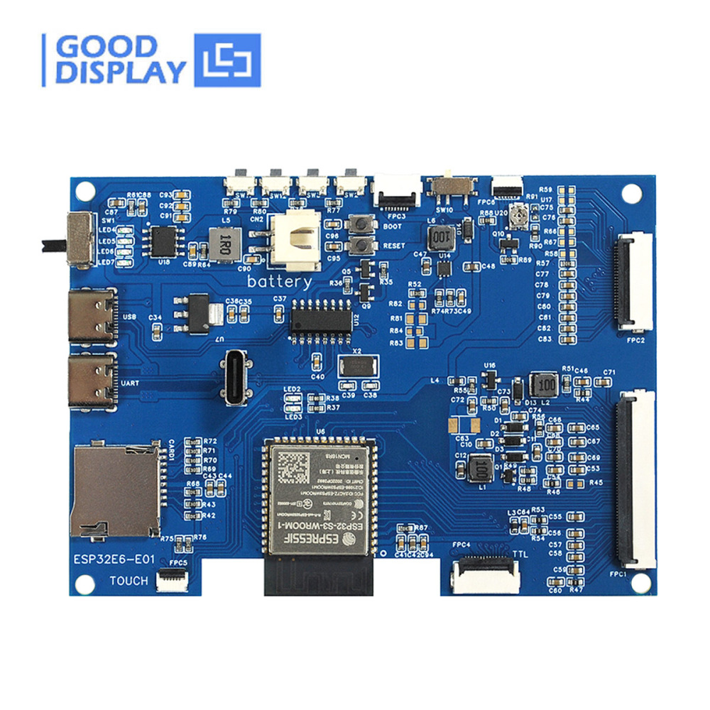 All-in-One E Ink Display Dev Board Bluetooth/WiFi/USB/SD Card Test Kit (24-pin)