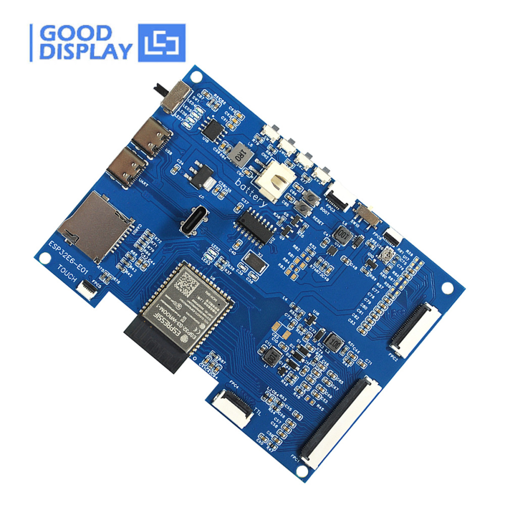 All-in-One E Ink Display Dev Board Bluetooth/WiFi/USB/SD Card Test Kit (24-pin)