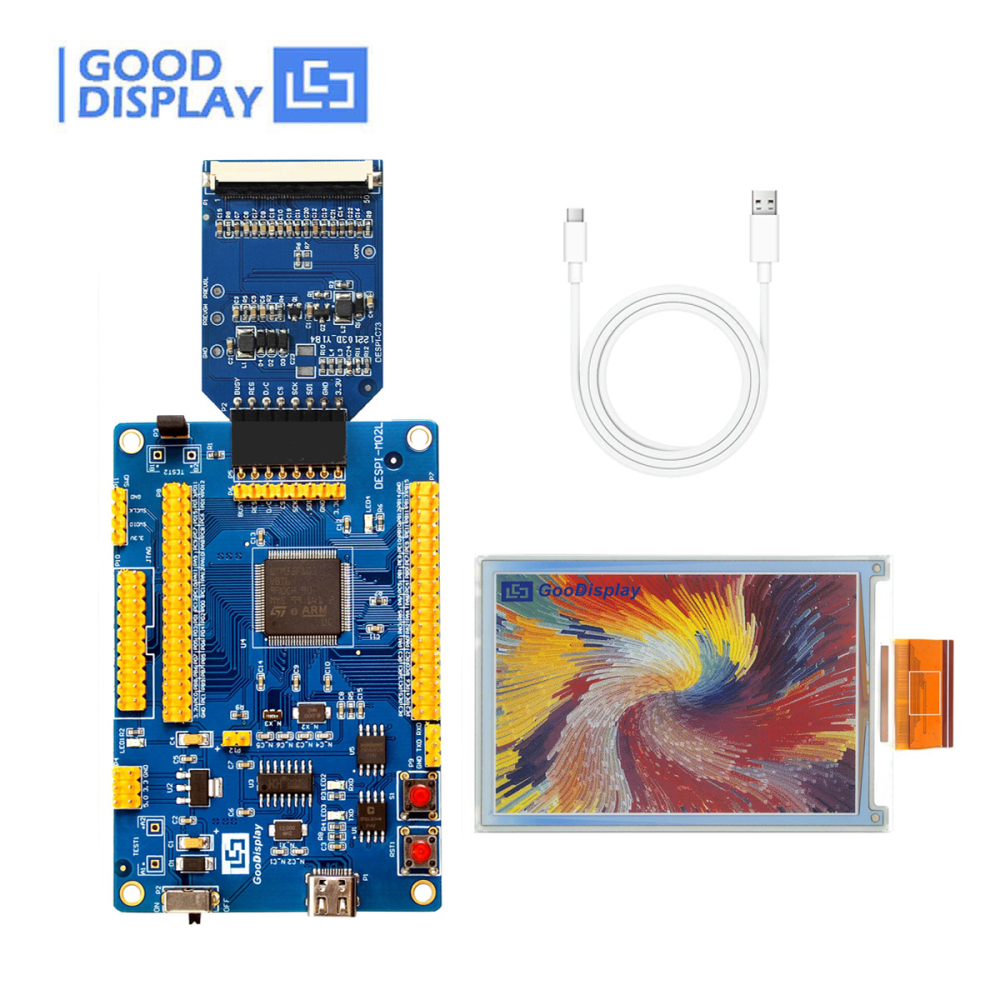 STM32 Epaper Board for 4-inch & 7.3 inch E6 color e-ink Display Development Kit
