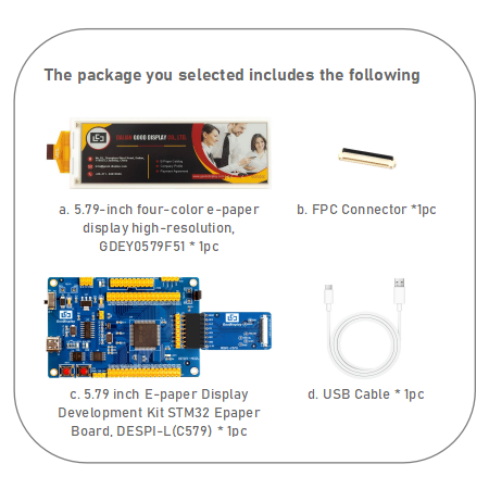 [EOL]5.79-Inch Four-Color Long Strip E-Paper Display High-resolution 792x272