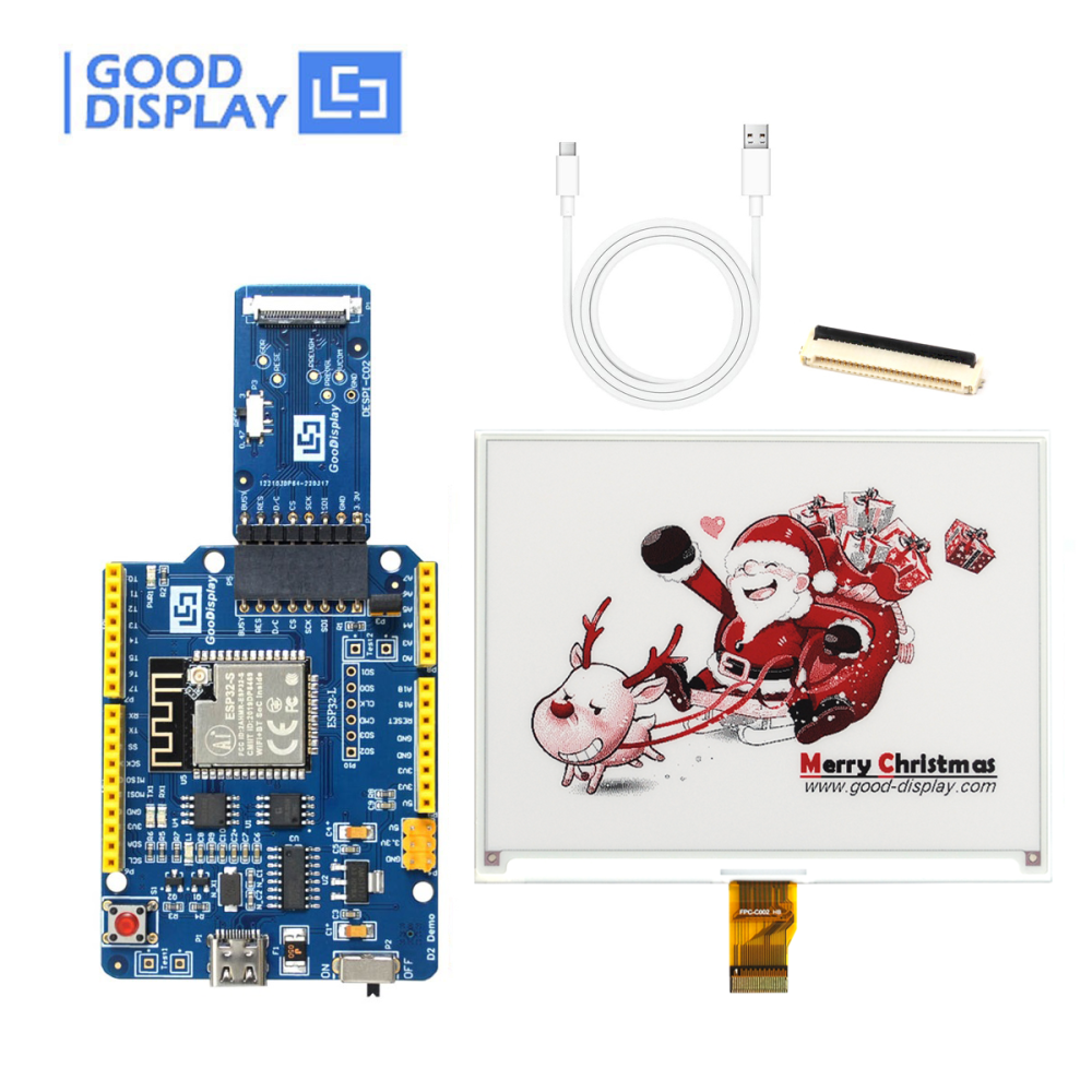 [EOL]5.83 Inch Red Color E-Ink EPD Display Square Display Module with Full Refresh