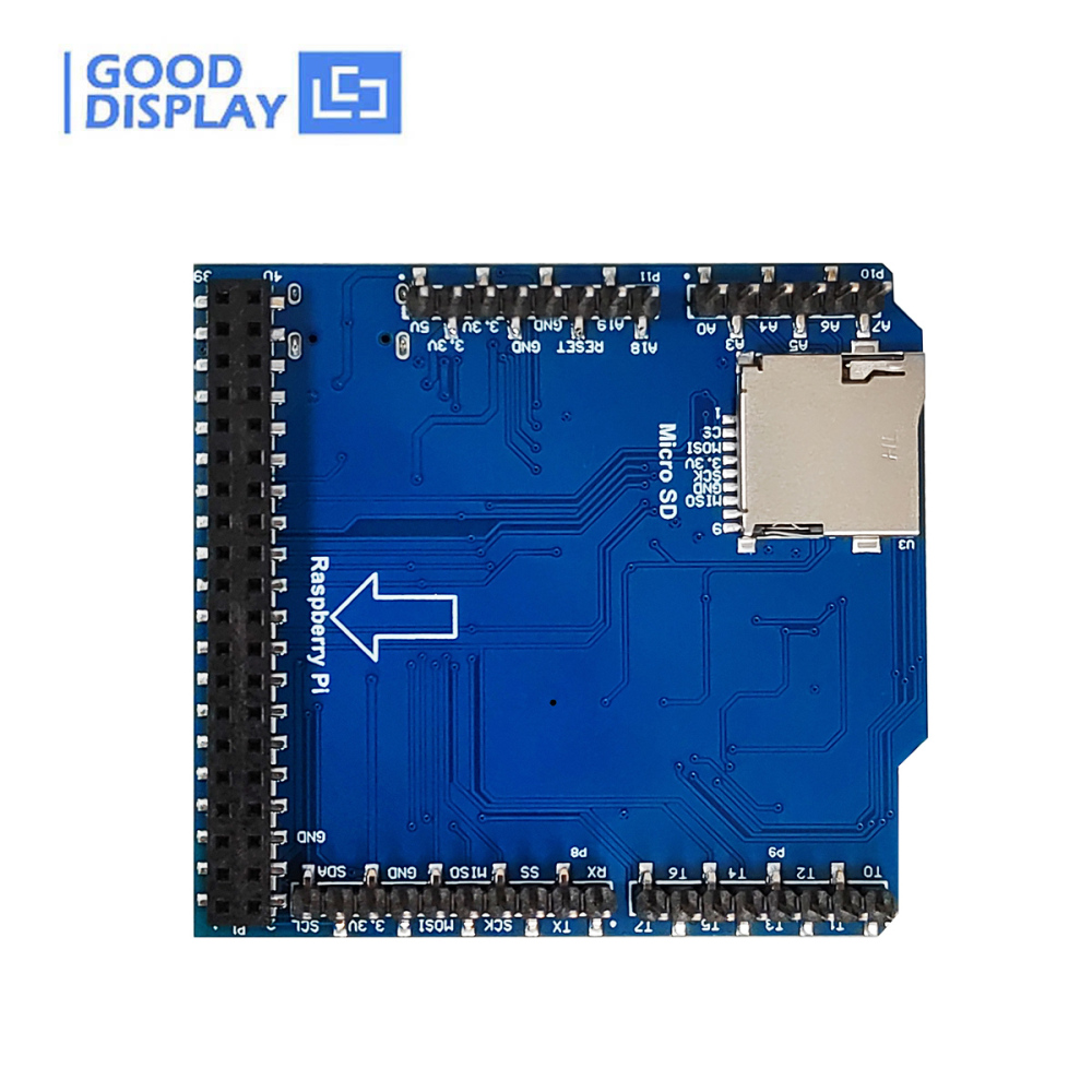 SPI E-Paper Adapter with Touch, Front Light, SD Card for Raspberry Pi & ESP32