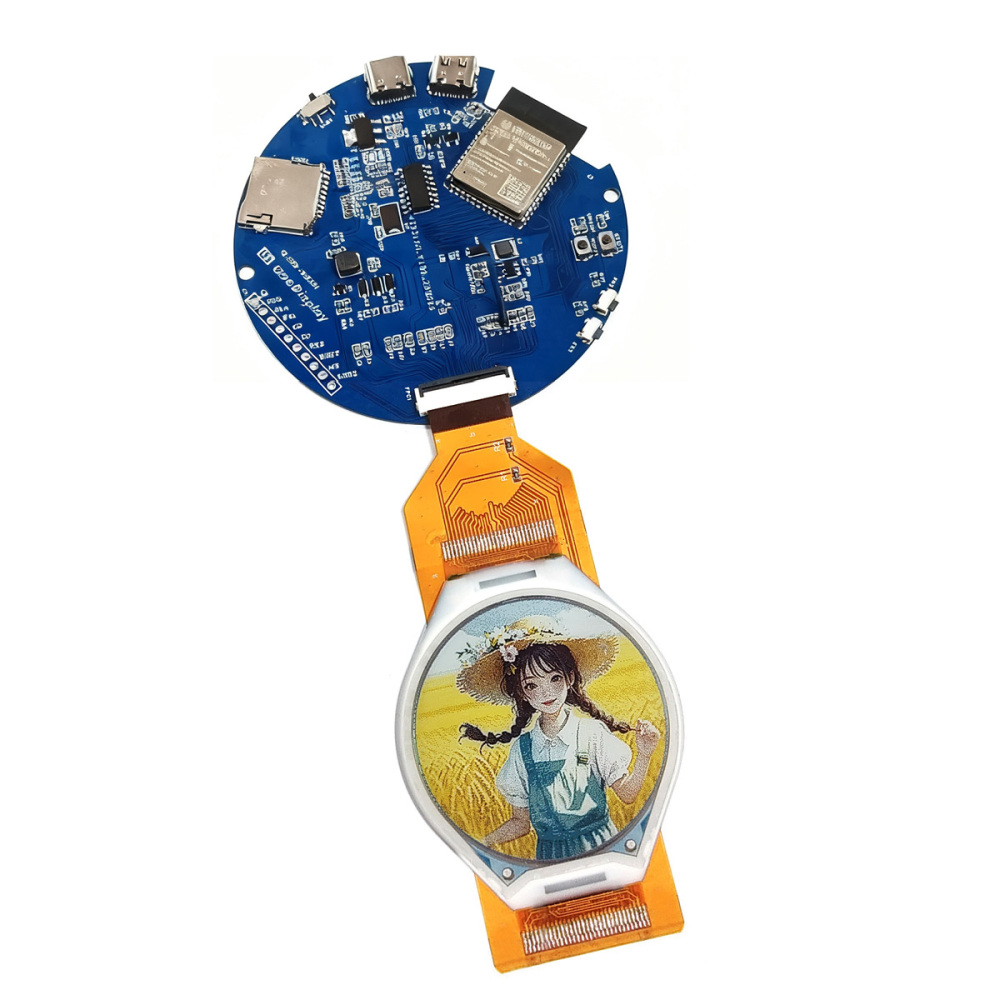 1.69" Circular Spectra 6 Color E Ink Display 400x400 pixels 262K Color ePaper GDEH0169E01