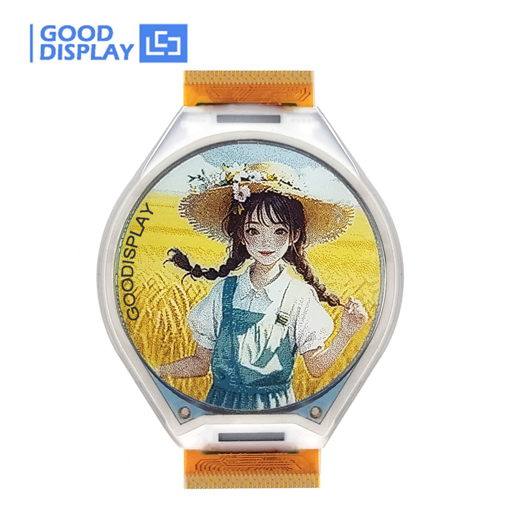 1.69" Circular Spectra 6 Color E Ink Display 400x400 pixels 262K Color ePaper GDEH0169E01