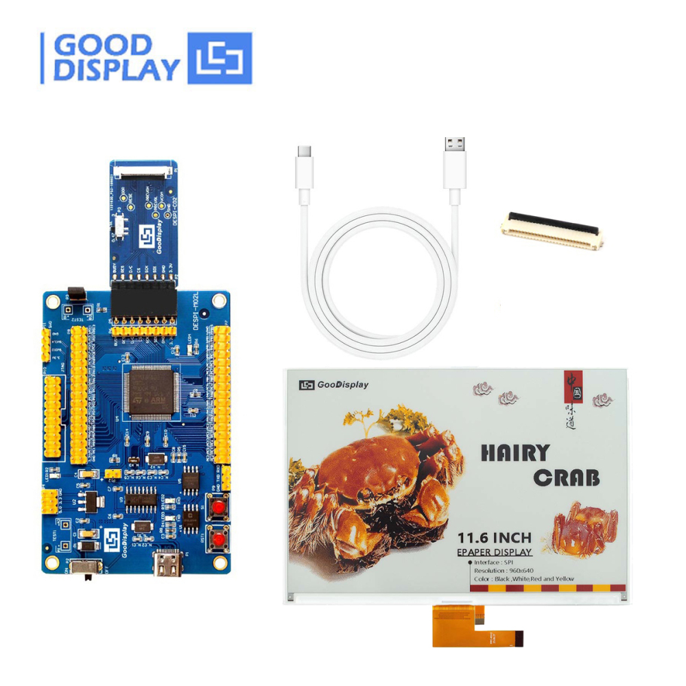 [EOL]11.6-Inch Four-Color E Ink Display | 960x640 E Paper Screen with Eye-Friendly Design & SPI Interface
