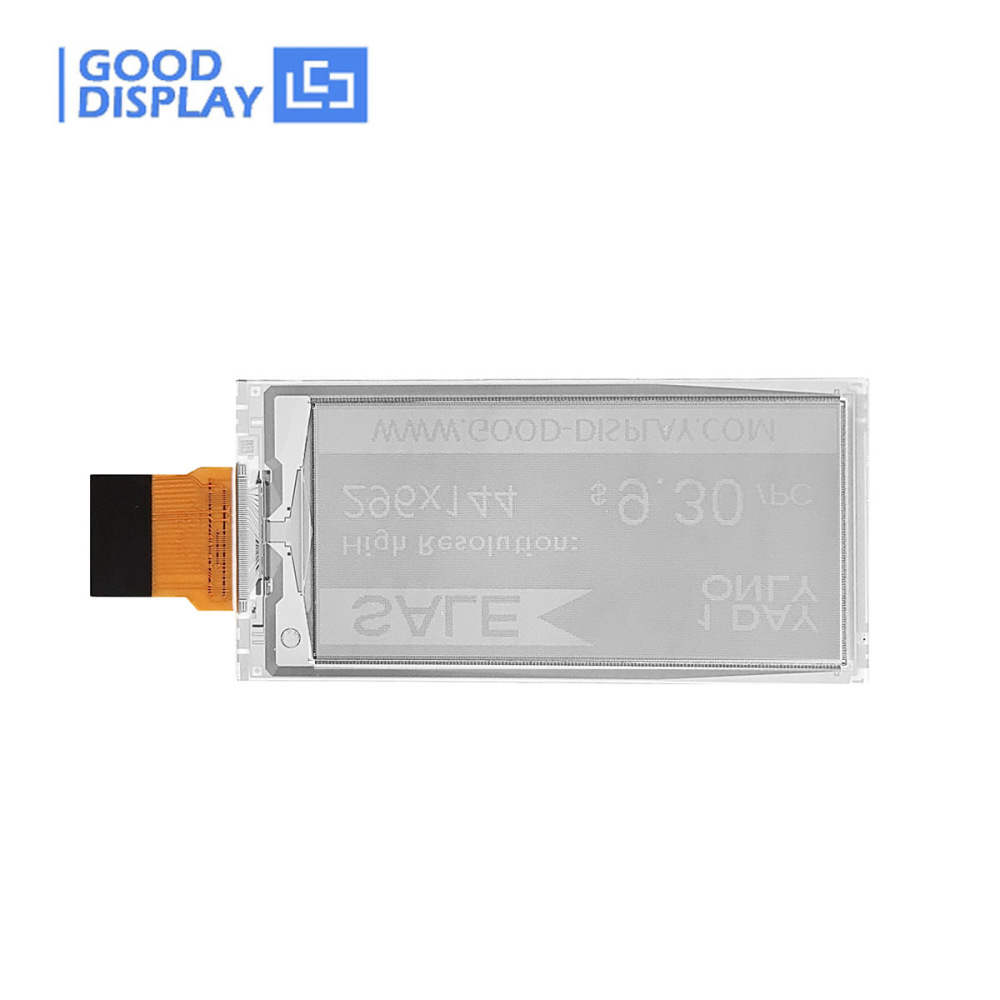 2.13" Monochrome E-Paper Display 296x144 High-Res 154 PPI Fast Refresh E Ink SSD1680Z Driver