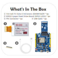 EPD with ESP32 Demo Kit