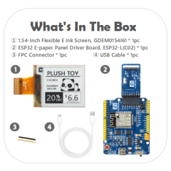 GDEM0154I61 with ESP32 Demo Kit