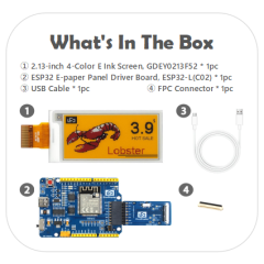 EPD with ESP32 Demo Kit