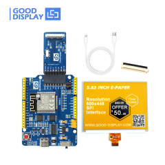 GDEW0583C64 with ESP32 Demo Kit