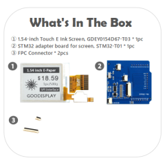 EPD with STM32 adapter board