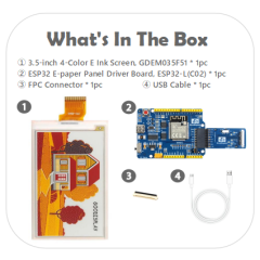 EPD with ESP32 Demo Kit