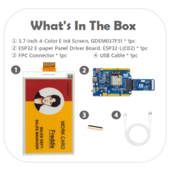 EPD with ESP32 Demo Kit