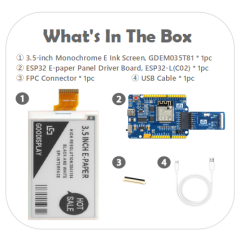 EPD with ESP32 Demo Kit