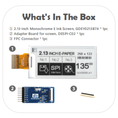 GDEY0213B74 with Adapter Board