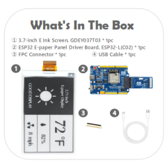 EPD with ESP32 Demo Kit