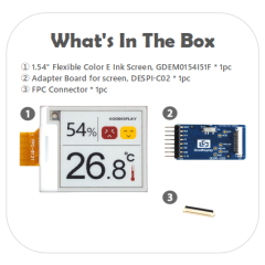 GDEM0154I51F with Adapter Board