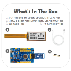 GDEW0213I5FDC70 with STM32 Demo Kit