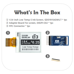 GDEY0154D61LT with Adapter Board