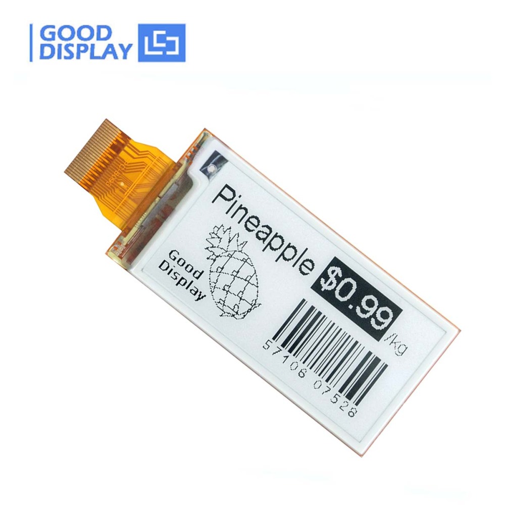 Flexible Bendable 2.13" E Ink Display Module Monochrome e-Paper Raw Screen