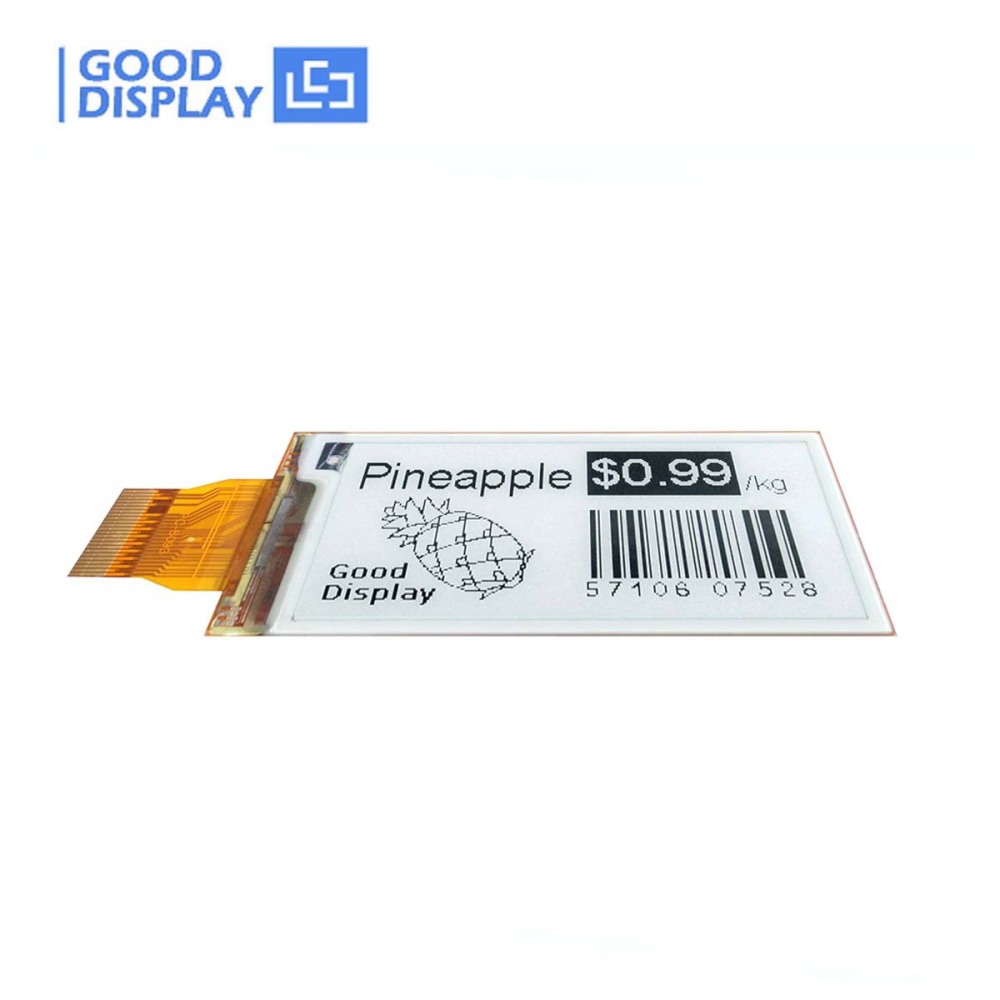 Flexible Bendable 2.13" E Ink Display Module Monochrome e-Paper Raw Screen