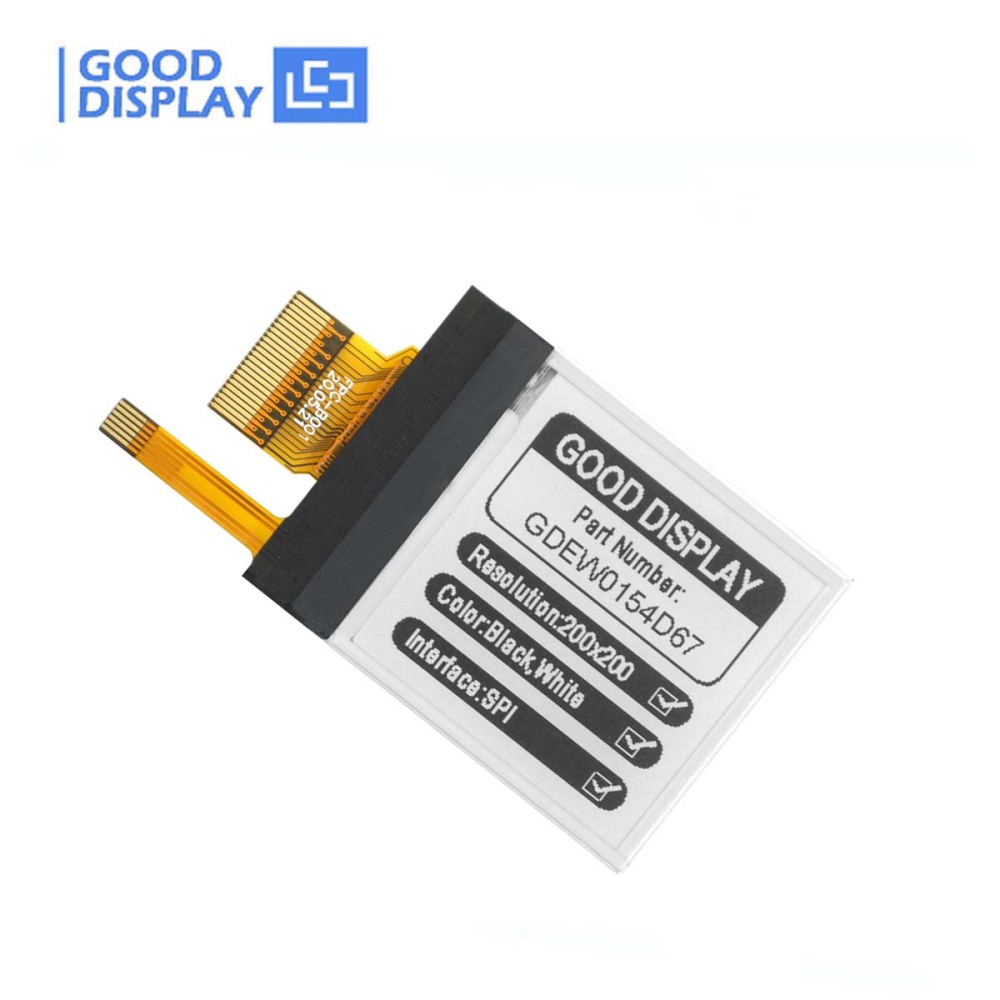 1.54-Inch E-Ink Display with Frontlight & 4 Grayscale Clear and Bright Anytime