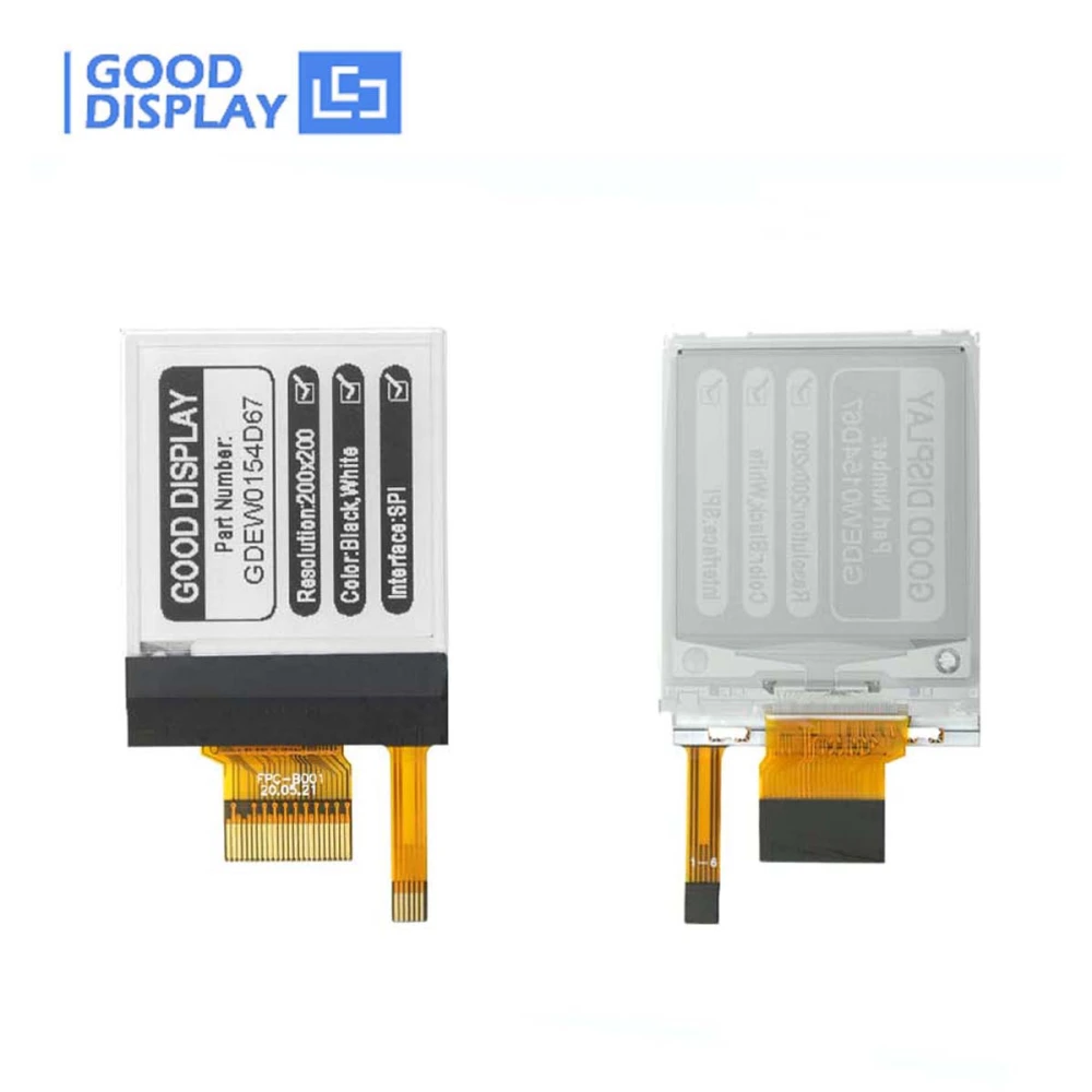1.54-Inch E-Ink Display with Frontlight & 4 Grayscale, Clear and Bright ...