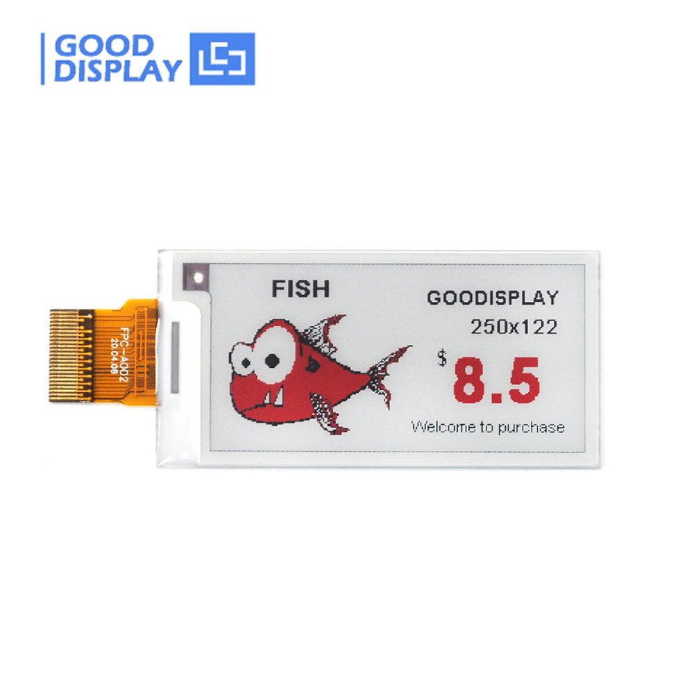 2.9 inch Small ePaper Display Tri-color 1.5s Partial Update 296x128