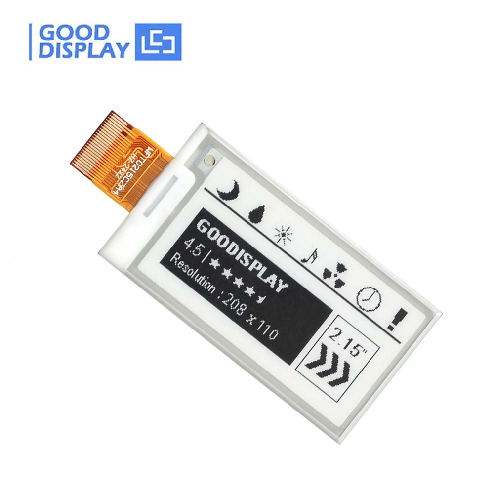Low-Cost 2.15-Inch E Ink E-paper Display Screen 0.5s Partial Refresh 208x112 Resolution