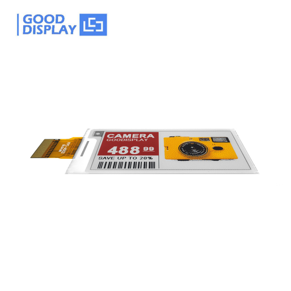 2.13" Four Color 154 PPI E-ink Displays 12s Fast Refresh ePaper Module, GDEY0213F61H