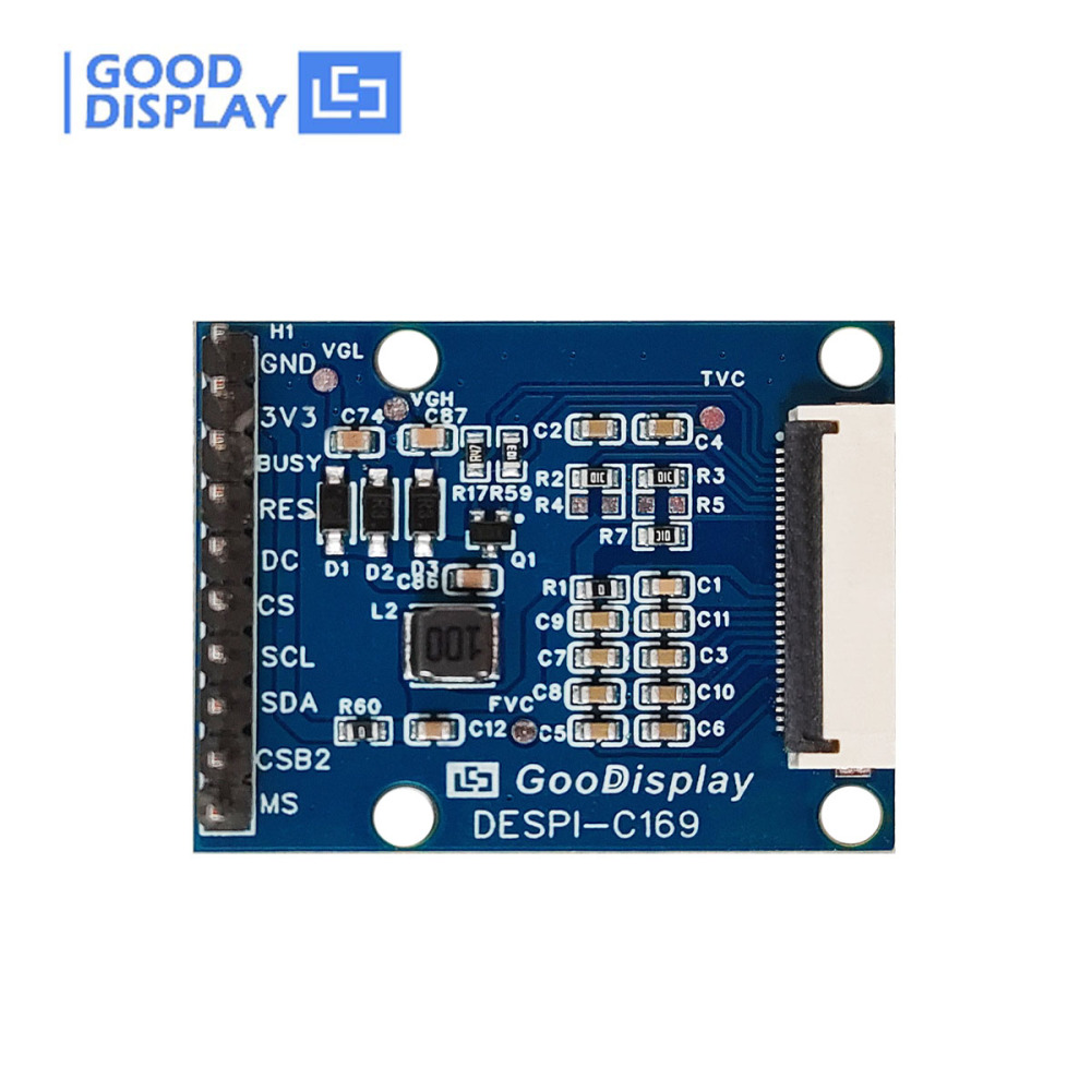1.69" E-Ink HAT Board | 30-Pin SPI E-Paper for STM32 & Arduino | DESPI-C169