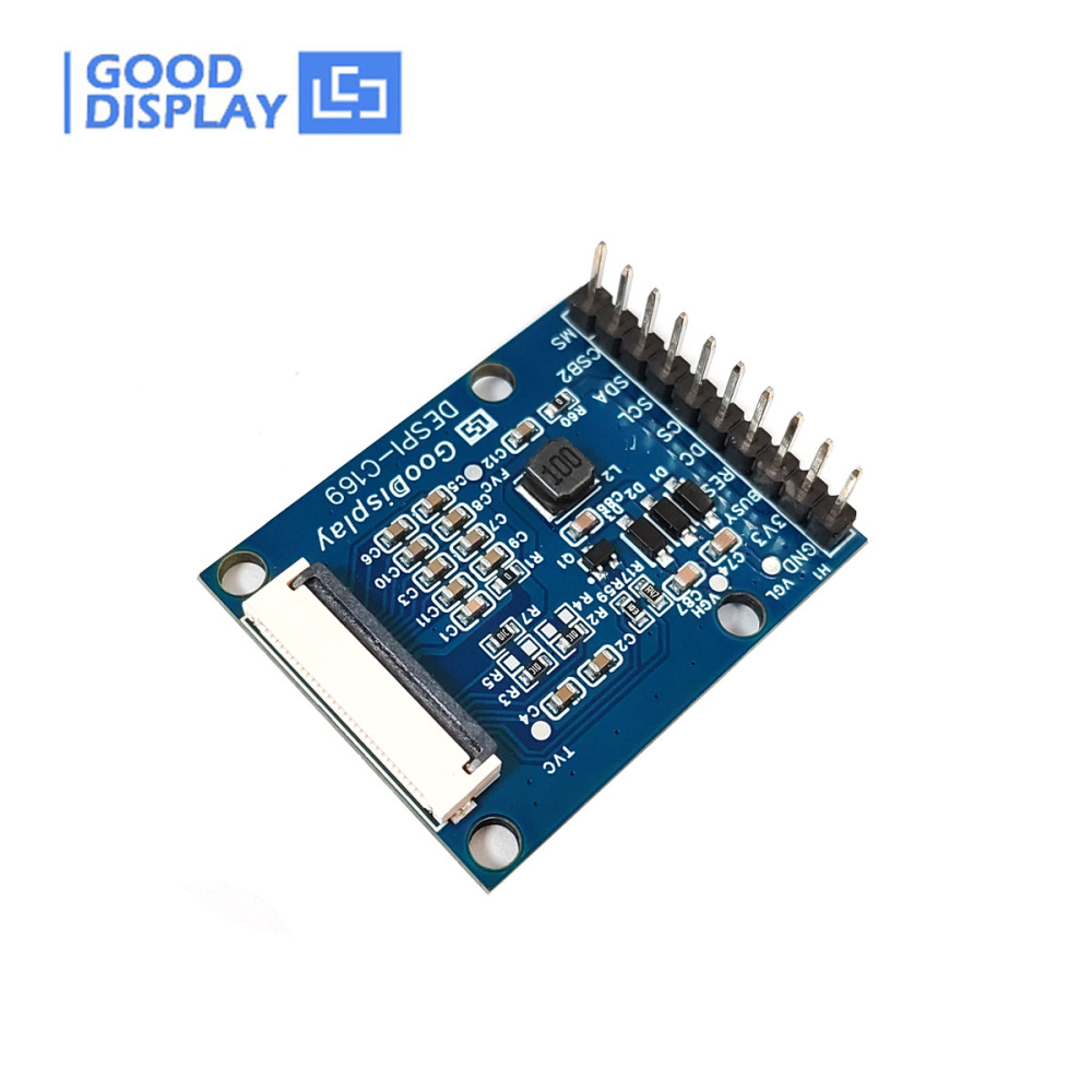 1.69" E-Ink HAT Board | 30-Pin SPI E-Paper for STM32 & Arduino | DESPI-C169