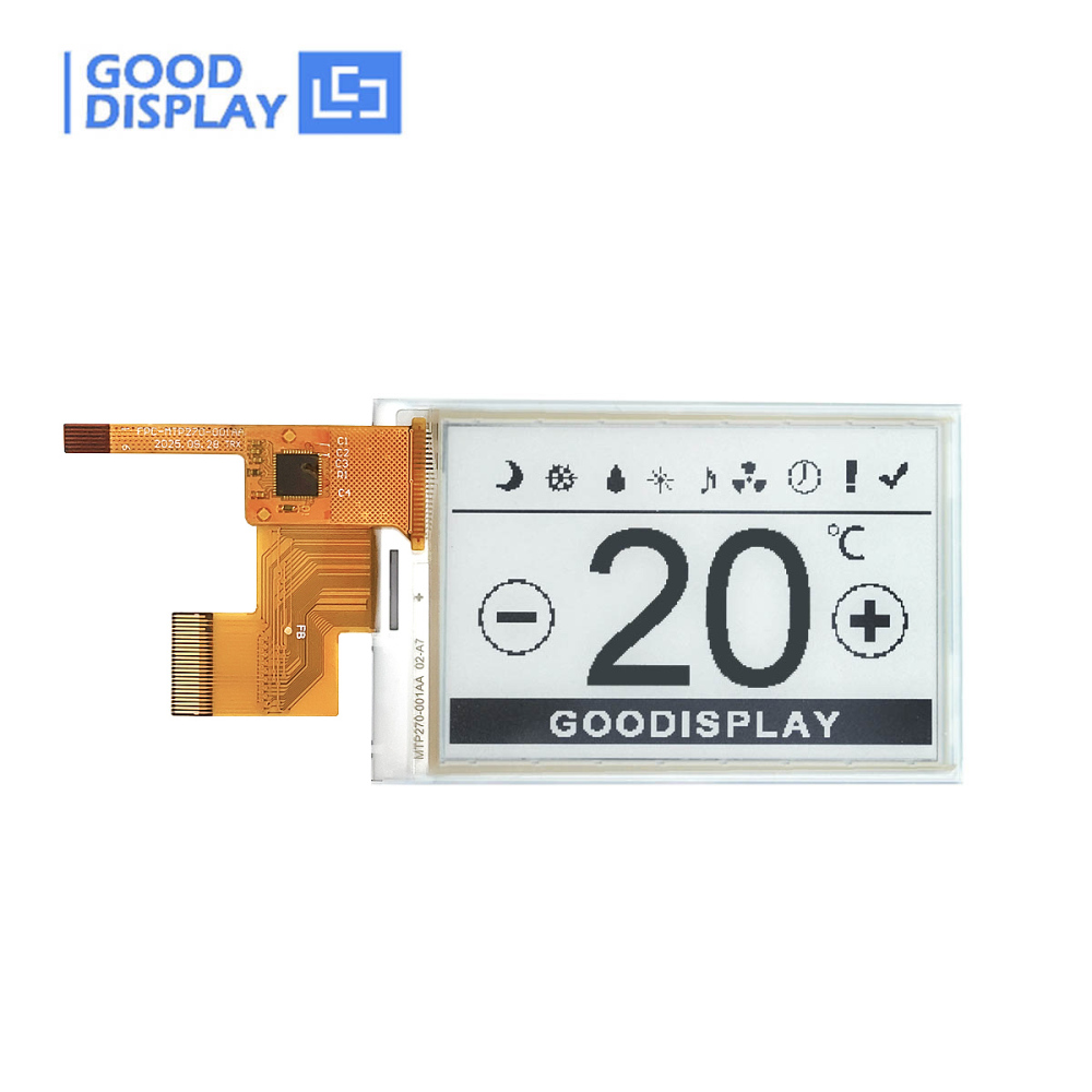 2.7 Inch E-ink TouchScreen SPI Interface China 4 Grayscale E-ink Screen Manufacturer Touch Panel GDEY027T91-T21