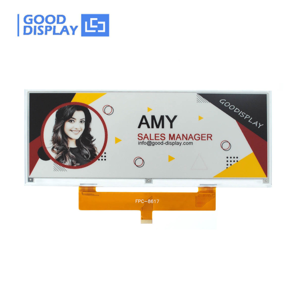 10.85-Inch Large Size Black White Red and Yellow Four-Color E-Paper Display 1360x480
